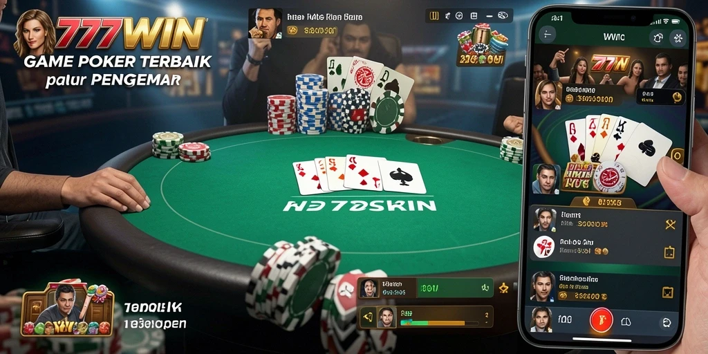 Tangkapan layar gameplay Poker 777WIN yang menarik dan mendebarkan.