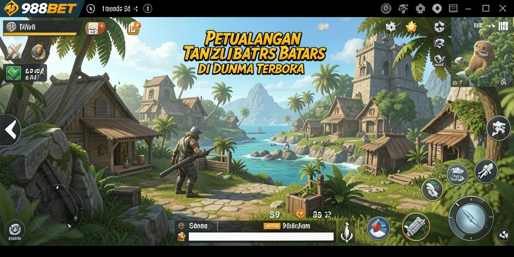Gameplay seru dunia terbuka 988BET yang menampilkan petualangan menarik.