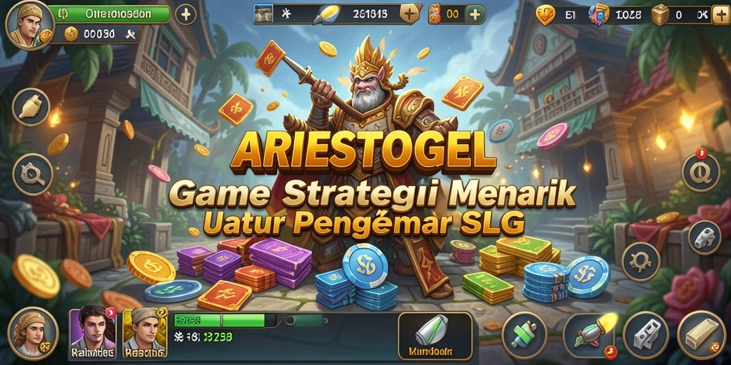 Tangkapan layar dari gameplay <strong>ARIESTOGEL</strong> yang menunjukkan pertempuran strategi.