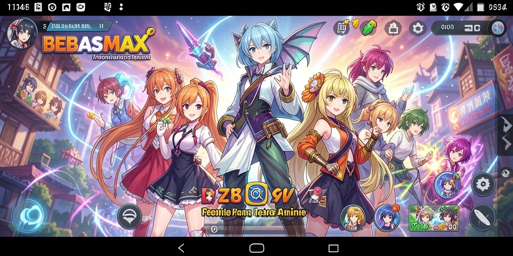 Tampilan gameplay BEBASMAX yang memukau dan penuh aksi.