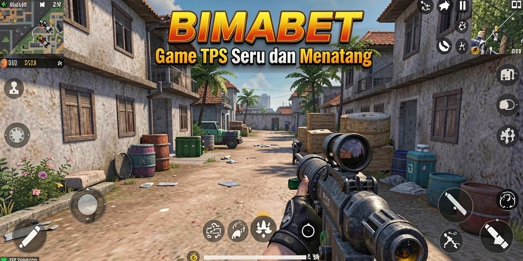 Tampilan screenshot gameplay <strong>BIMABET</strong> yang menunjukkan aksi tembak-menembak seru.