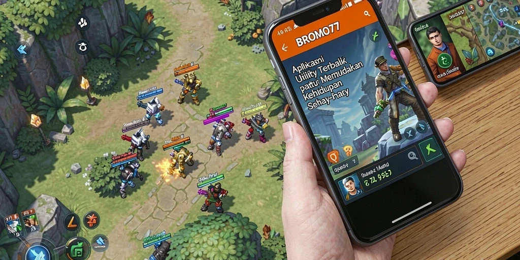 Tampilan utama BROMO77 dengan antarmuka yang user-friendly.