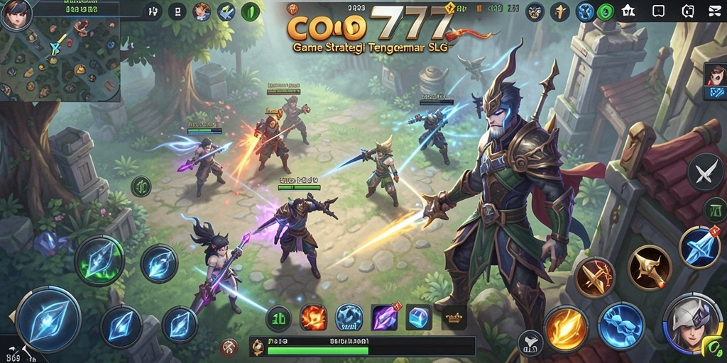 Tampilan gameplay dinamis COO77 dengan strategi pertempuran yang seru.