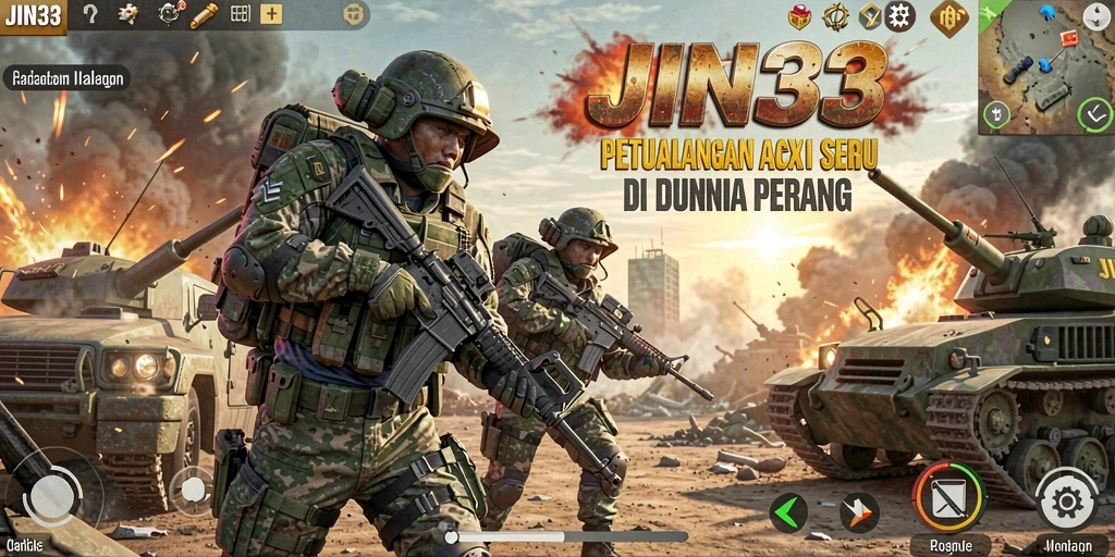 Tampilan seru pertempuran dalam <strong>JIN33</strong> dengan efek visual yang memukau.