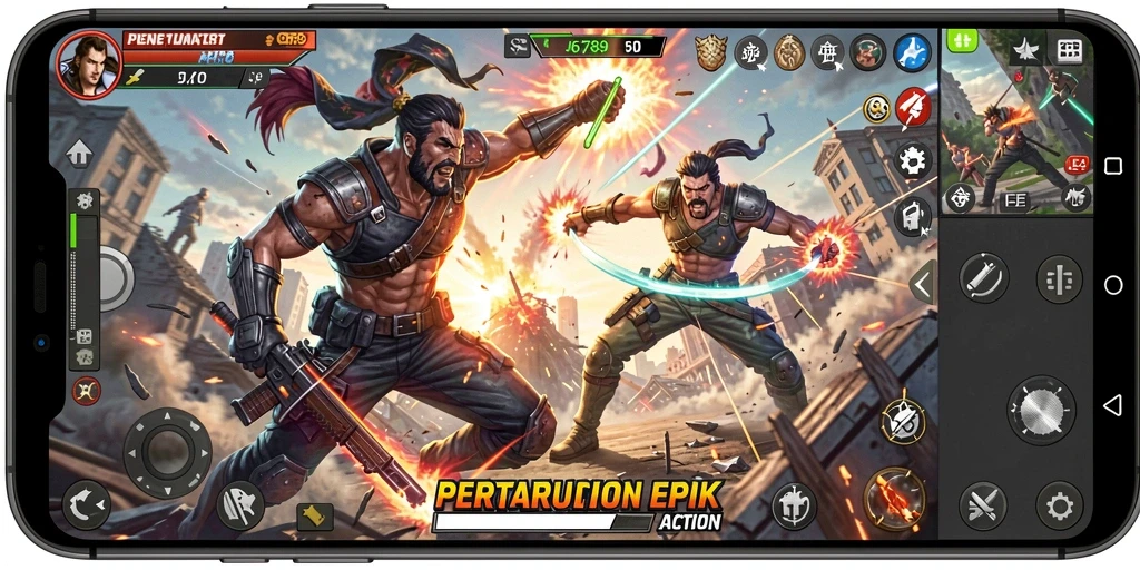 Tangkapan layar gameplay JP6789 yang menampilkan aksi seru dan pertarungan mendebarkan.