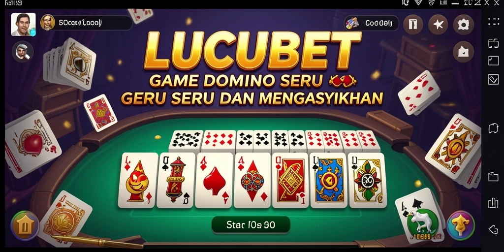 Gameplay seru di LUCUBET dengan Domino yang menantang.