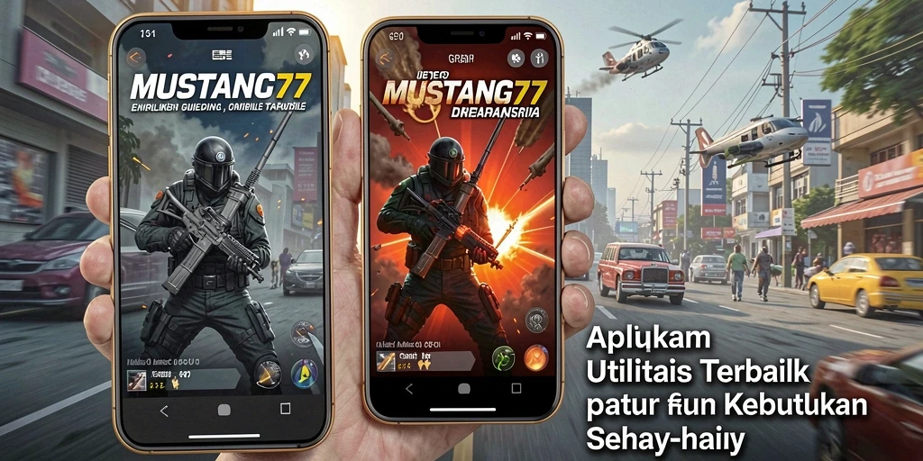 Tampilan antarmuka aplikasi MUSTANG77 yang intuitif dan efisien.