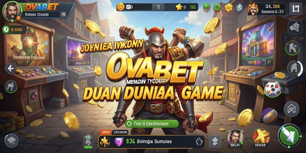 Tampilan utama gameplay OVABET yang menarik dan dinamis.