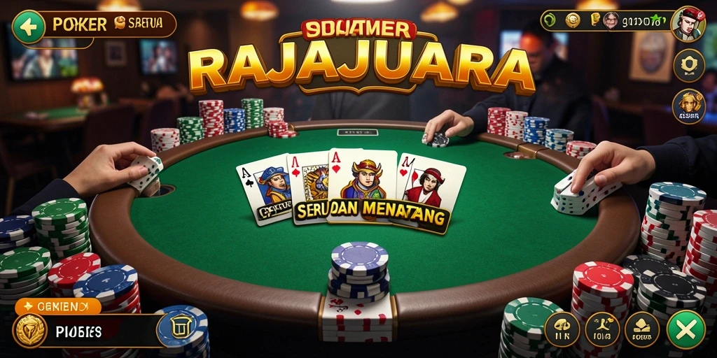 Screenshot gameplay RAJAJUARA yang mendebarkan dan seru.