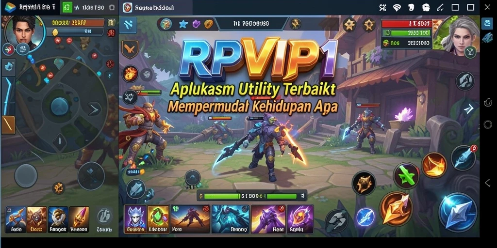 Tampilan antarmuka RPVIP1 yang bersih dan mudah dinavigasi.