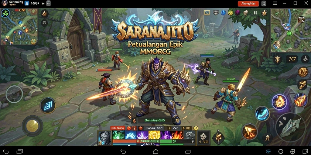 Gameplay SERANAJITU dengan grafis memukau dan aksi seru.