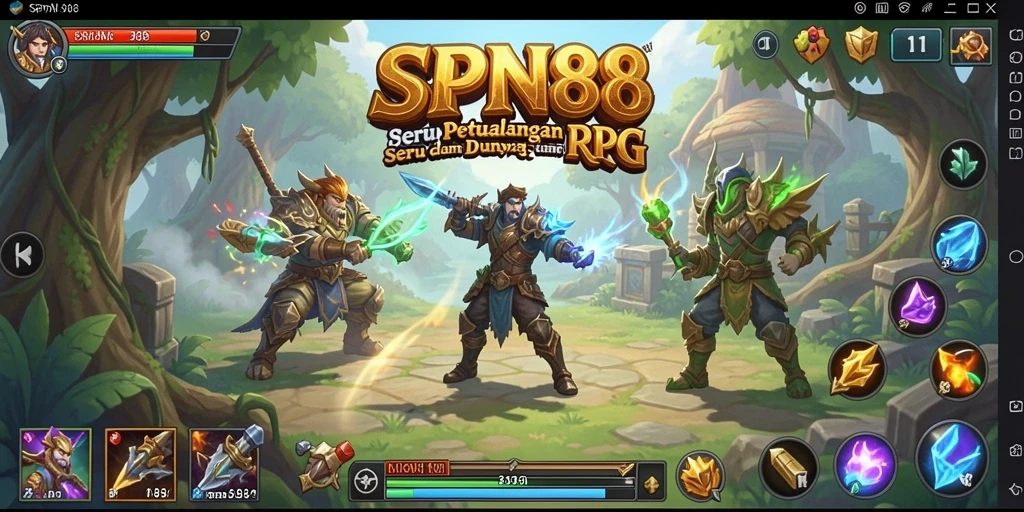 Tampilan gameplay SPN88 yang menakjubkan dan mendalam.