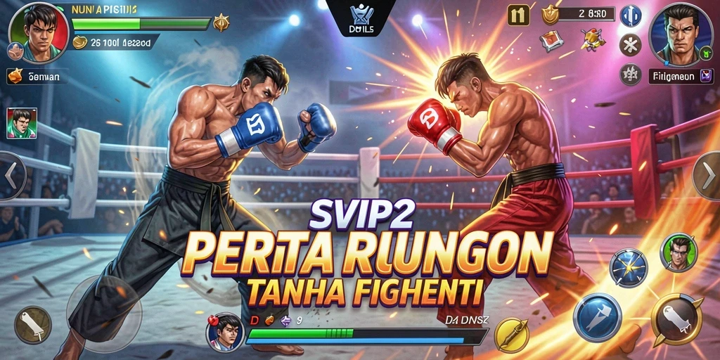 Screenshot SVIP2 menampilkan aksi pertarungan yang mendebarkan dan karakter yang unik.