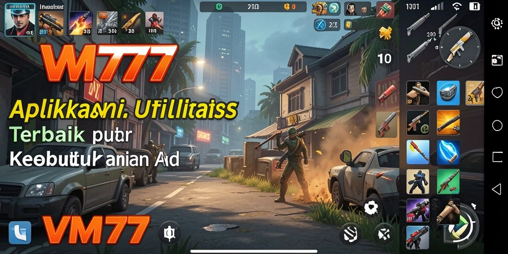 Tampilan antarmuka VM777 yang menarik dan fungsional