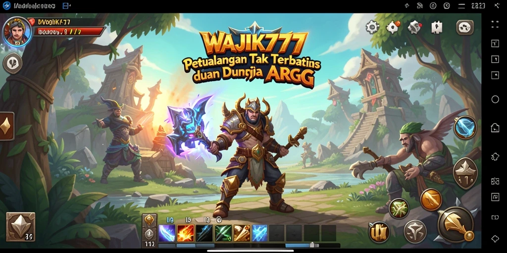 Gambaran aksi seru dalam gameplay WAJIK777 yang menantang.