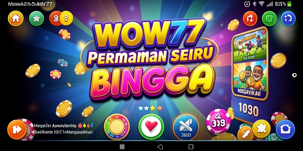 Tampilan gameplay Bingo yang seru dan interaktif di WOW77.