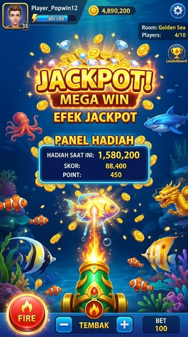 Screenshot antarmuka pengguna popwin yang user-friendly.
